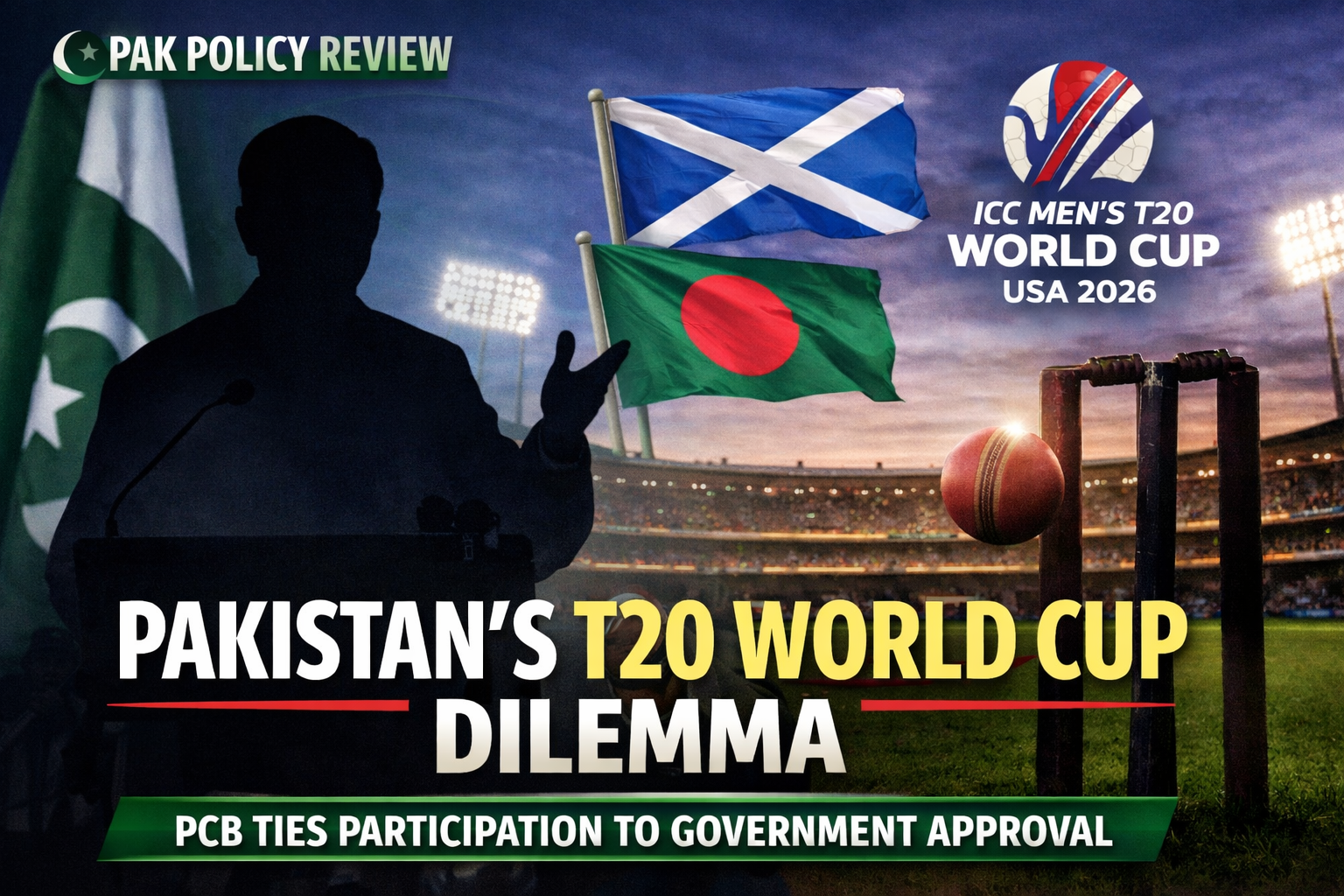 Pakistan’s T20 World Cup Participation in Doubt After ICC Replaces Bangladesh