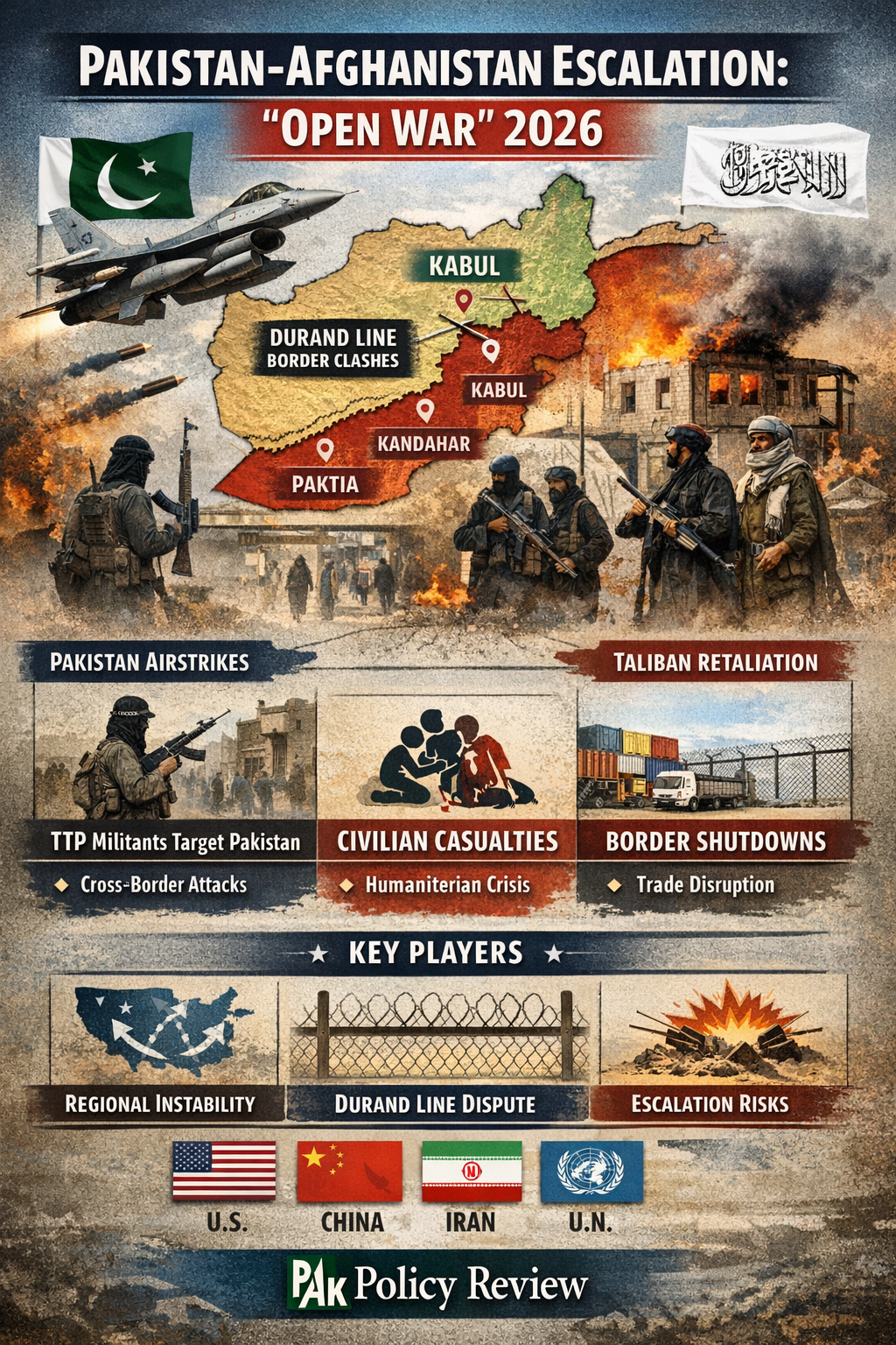 Pakistan–Afghanistan Conflict Escalates into “Open War”